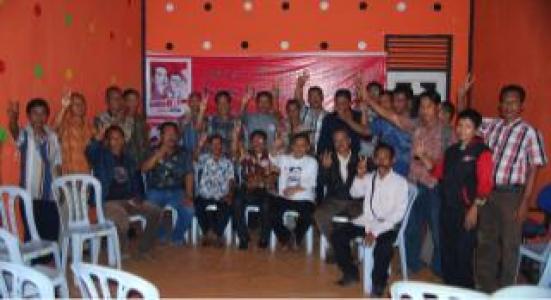 Relawan Jokowi-Jk Rakyat Merah Putih (RMP) Bengkalis  Rapat Barisan